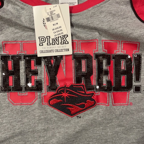 NWT PINK UNLV “Hey Red” Long Sleeve Shirt - Picture 2 of 2